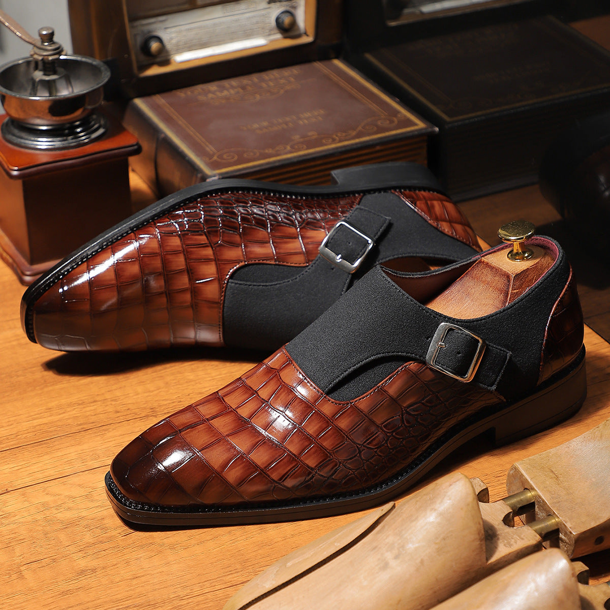 CORSINI — Italian Monk-Strap Loafers