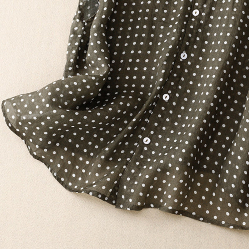 VELARA LINEN BLOUSE