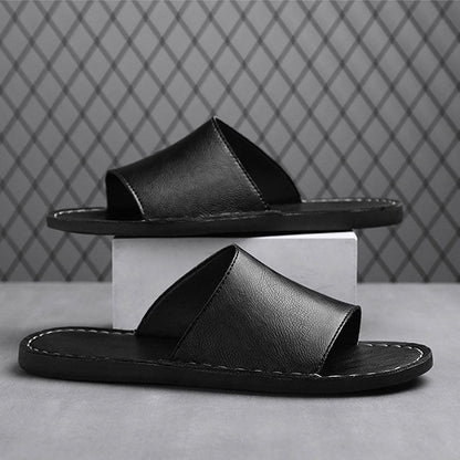 LUMINO - Leren Slippers