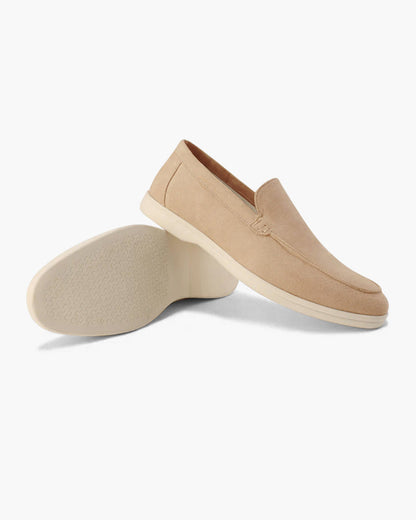 SOVARO — Men's Suede Slip-On Loafers