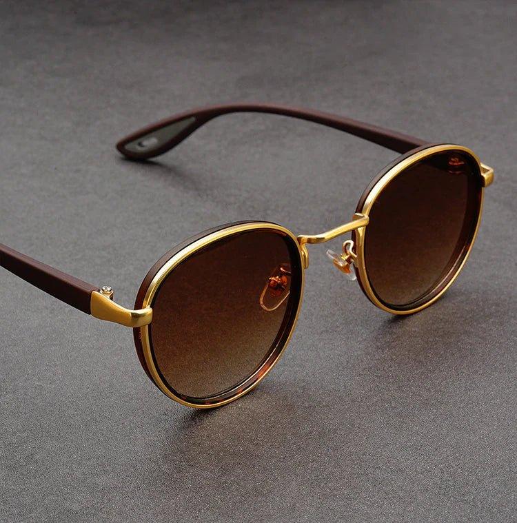 AURIC HALO — Round-Lens Sunglasses