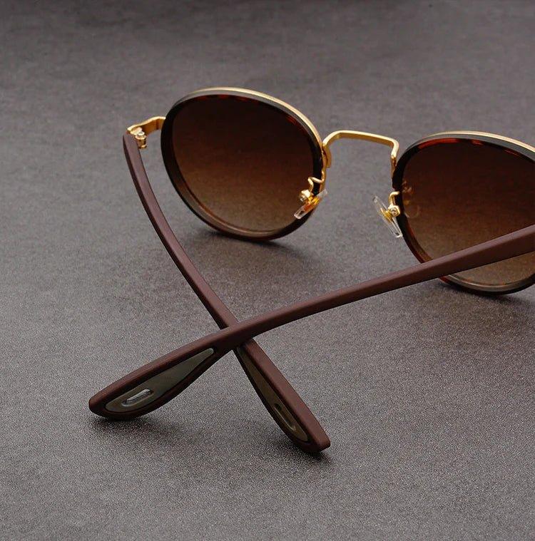 AURIC HALO — Round-Lens Sunglasses