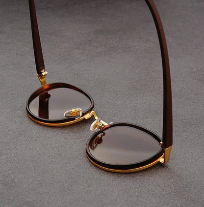 AURIC HALO — Round-Lens Sunglasses