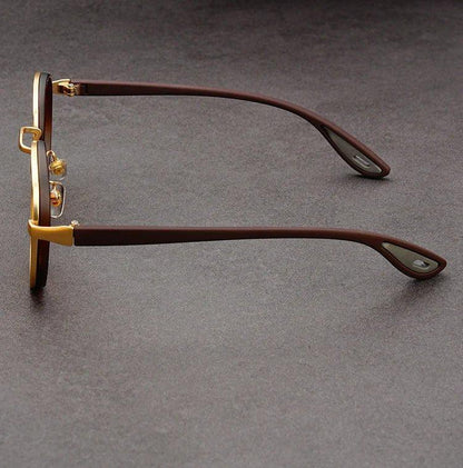 AURIC HALO — Round-Lens Sunglasses