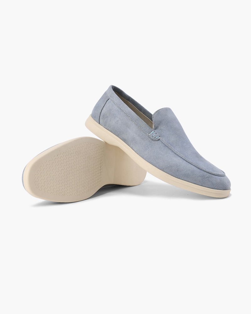 SOVARO — Men's Suede Slip-On Loafers