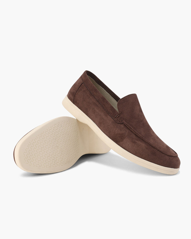 SOVARO — Men's Suede Slip-On Loafers