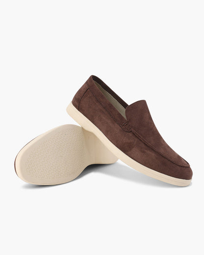 SOVARO — Men's Suede Slip-On Loafers