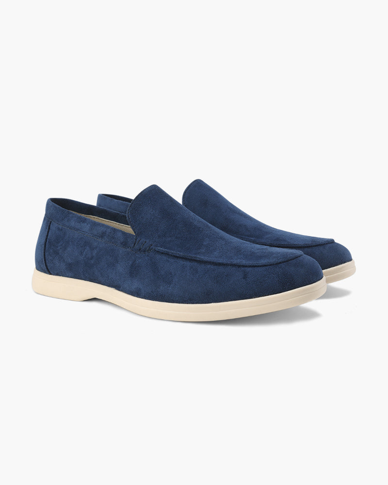 SOVARO — Men's Suede Slip-On Loafers