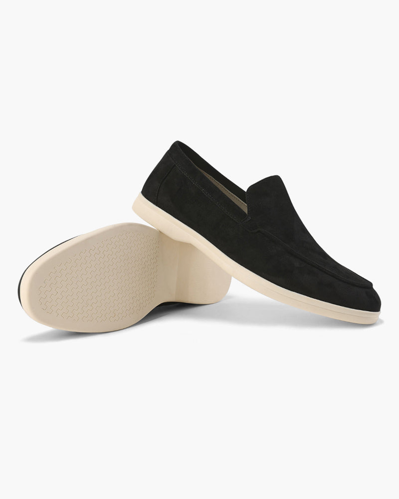 SOVARO — Men's Suede Slip-On Loafers