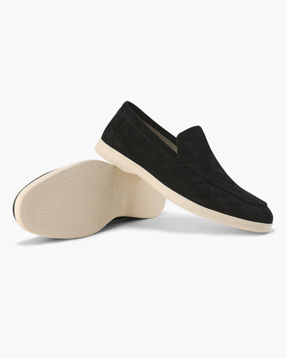 SOVARO — Men's Suede Slip-On Loafers