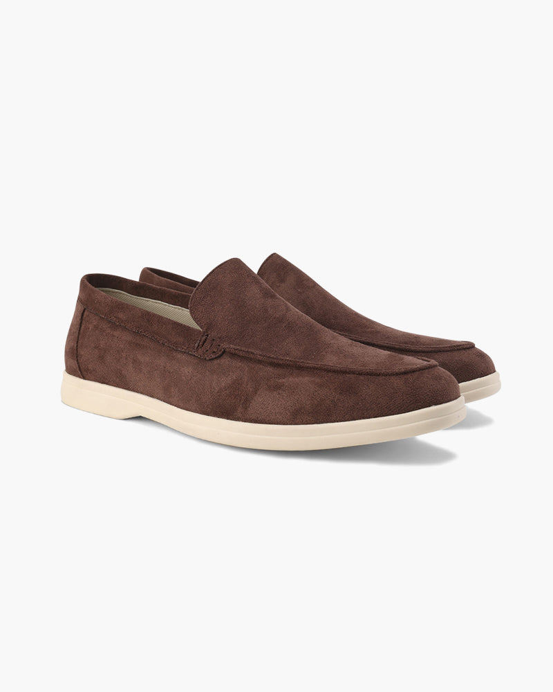 SOVARO — Men's Suede Slip-On Loafers