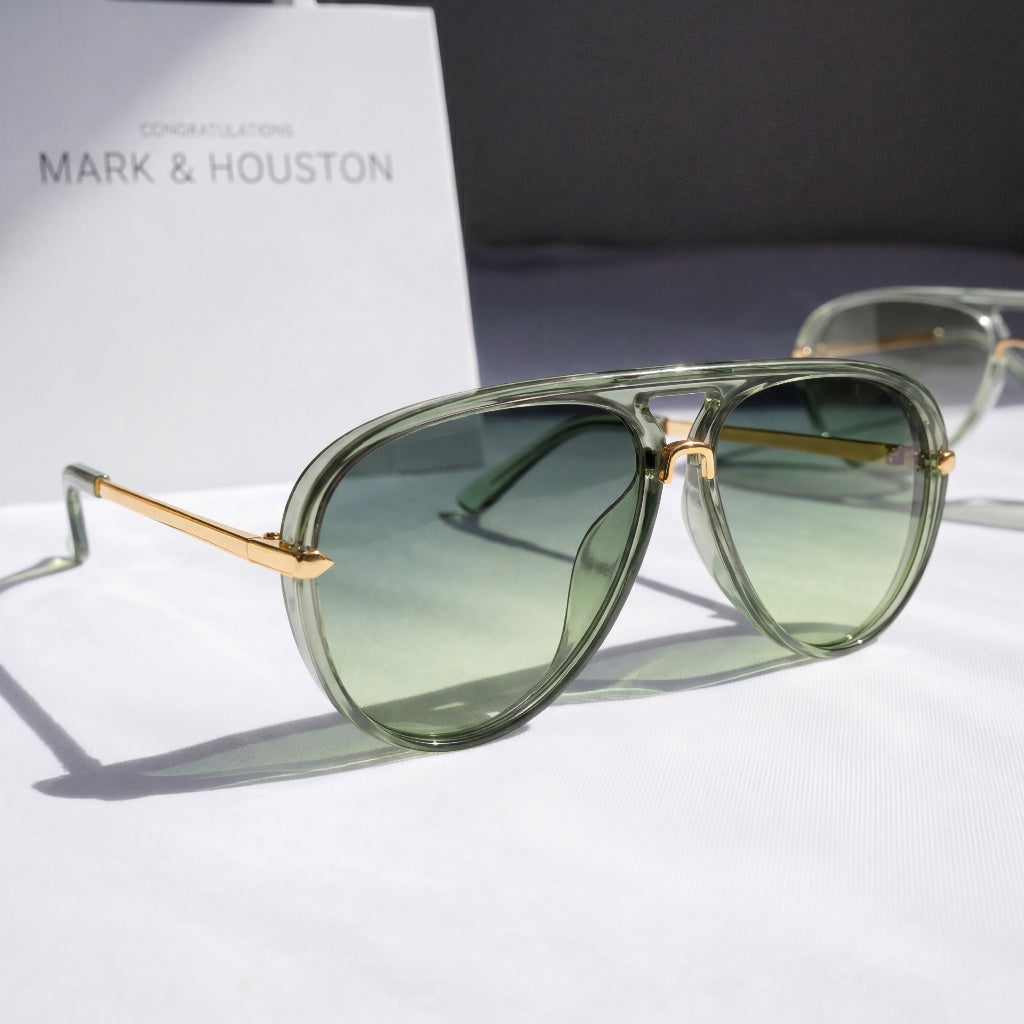 Viola Retro Aviator Sunglasses