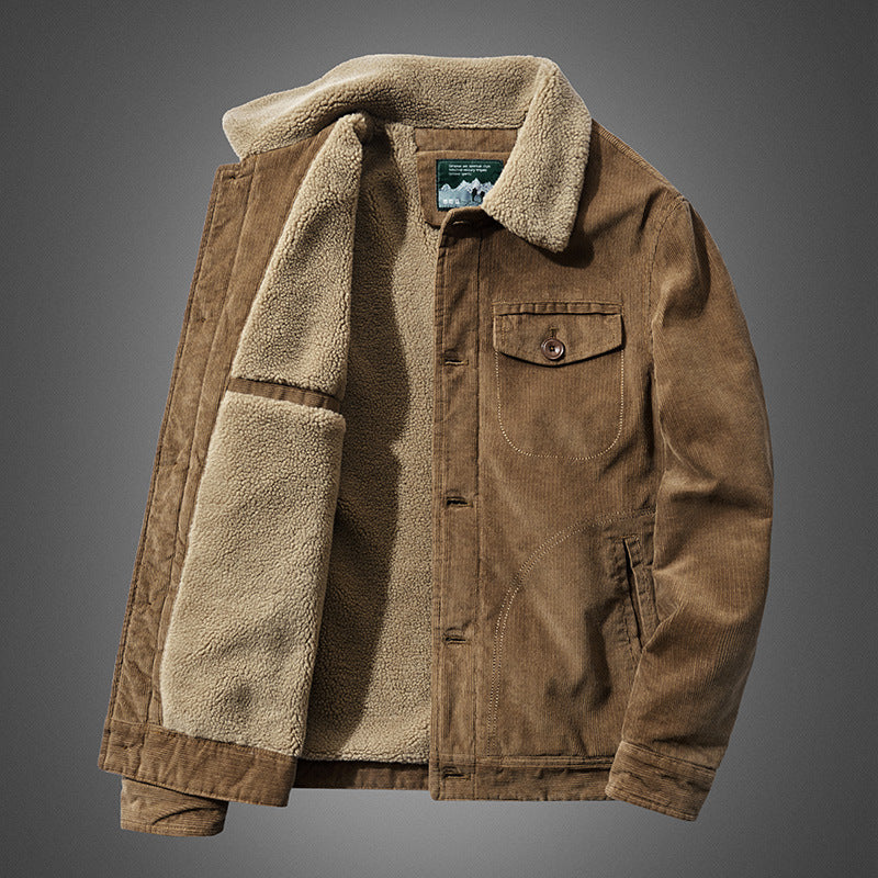 CARMINE — Sherpa Corduroy Jacket