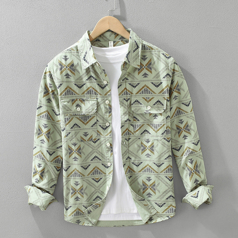 Luminara — Long-Sleeve Cotton Shirt