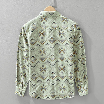 Luminara — Long-Sleeve Cotton Shirt