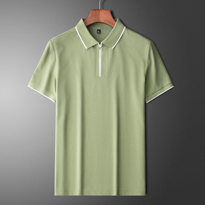 Aurelius Quilted Cotton Polo