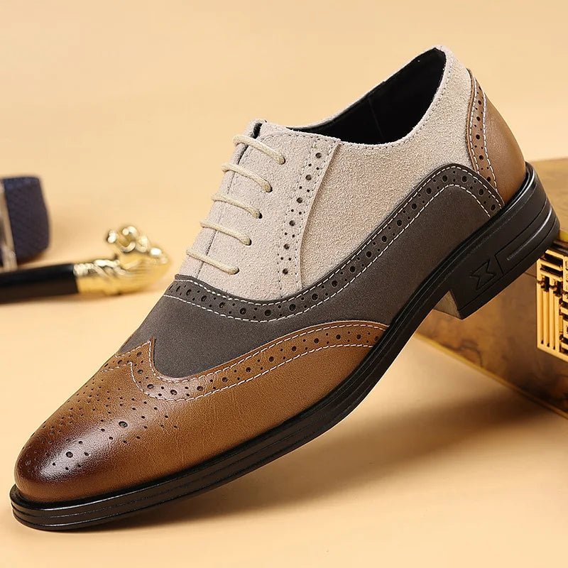 MARQUEL — Brogue Dress Shoes