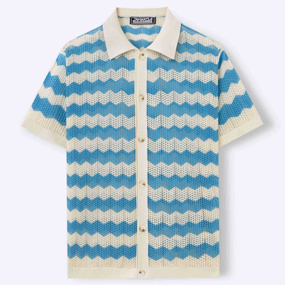 Velure Chevron Knit Shirt
