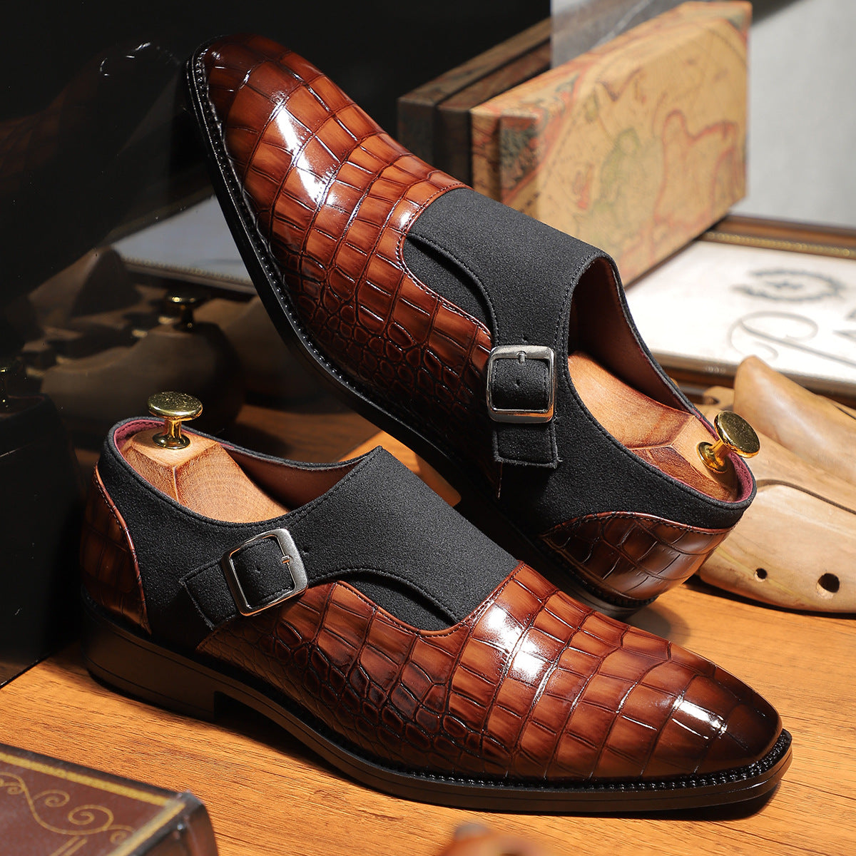 CORSINI — Italian Monk-Strap Loafers