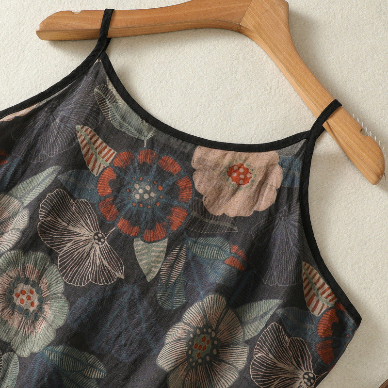 LUMIÈRE DE LYS — Linen Slip Dress