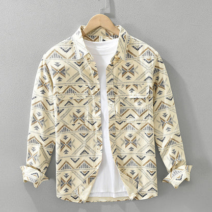 Luminara — Long-Sleeve Cotton Shirt