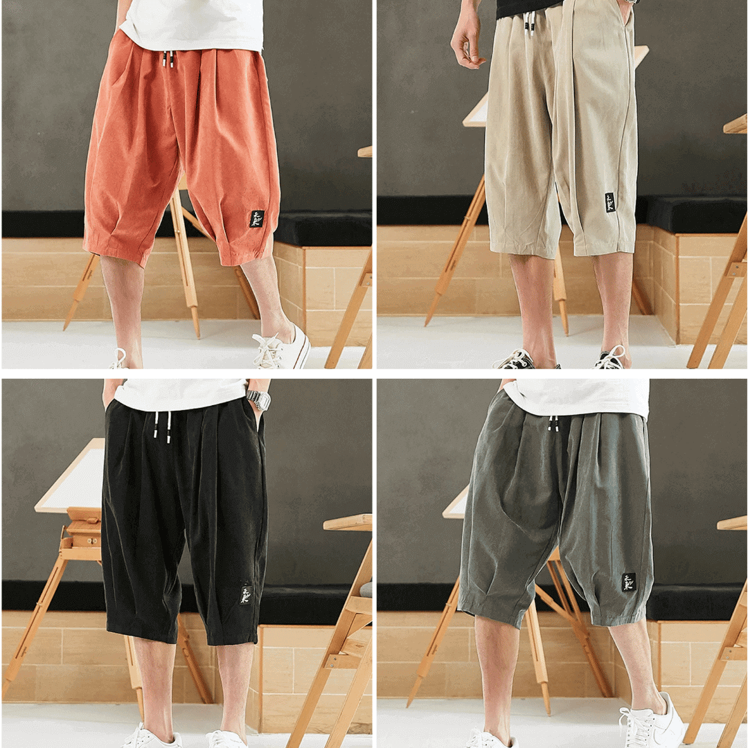 KAVIRO — Drop-Crotch Performance Shorts