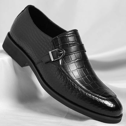 CROQUIS — Crocodile Embossed Loafers