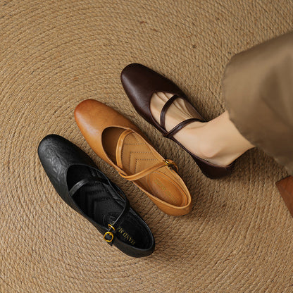 Vilena Grace Leather Loafers