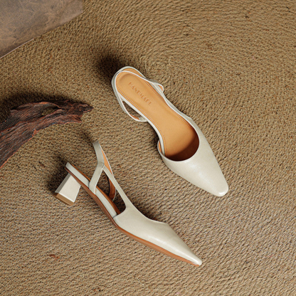 Lysara - Leather Elegance Pumps