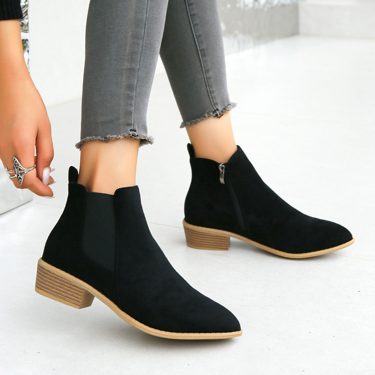 CAELIS — Almond-Toe Boots