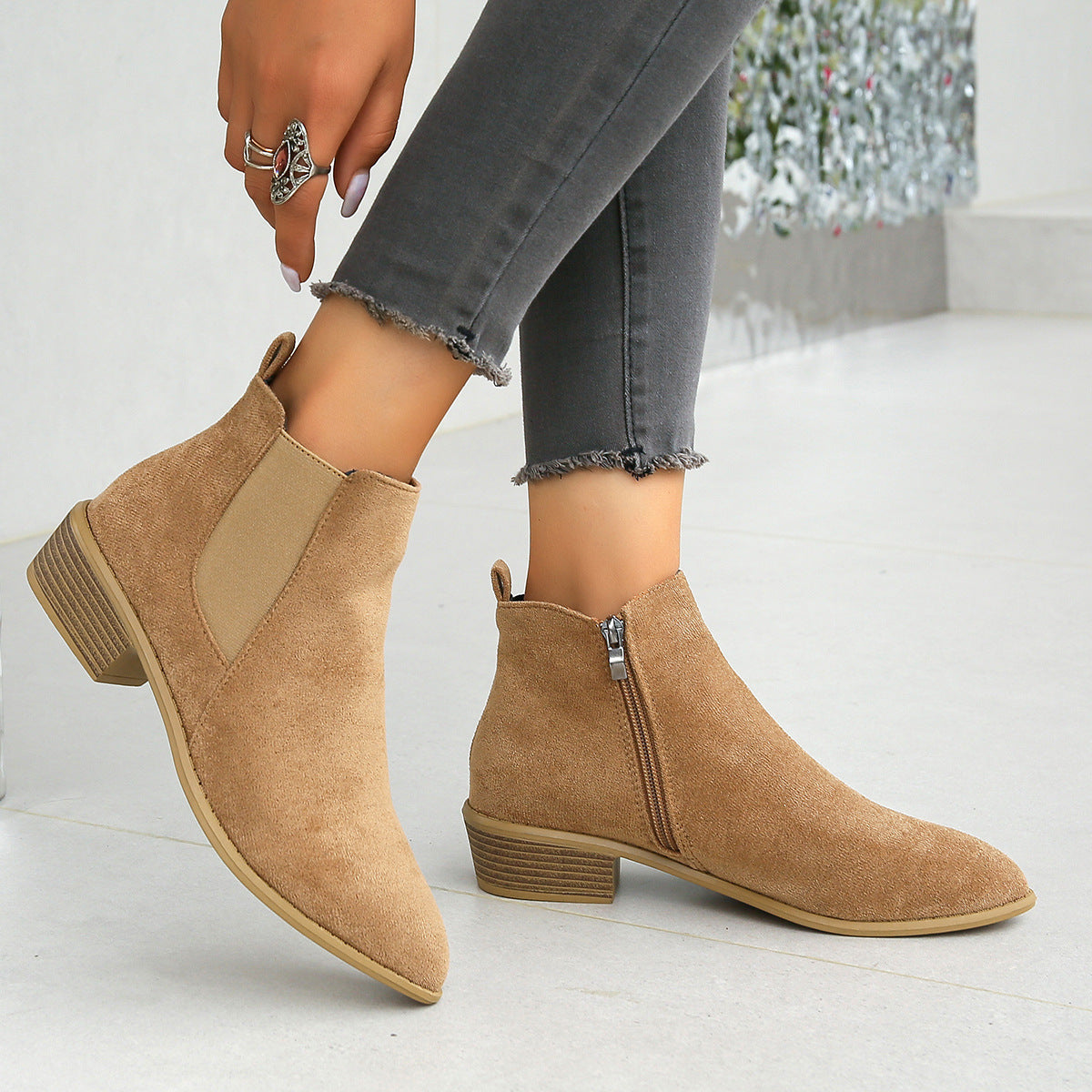 CAELIS — Almond-Toe Boots