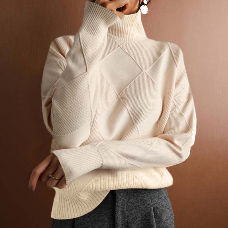 CALISSON — High Neck Knitted Sweater