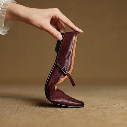 Vellara Genuine Leather Mules