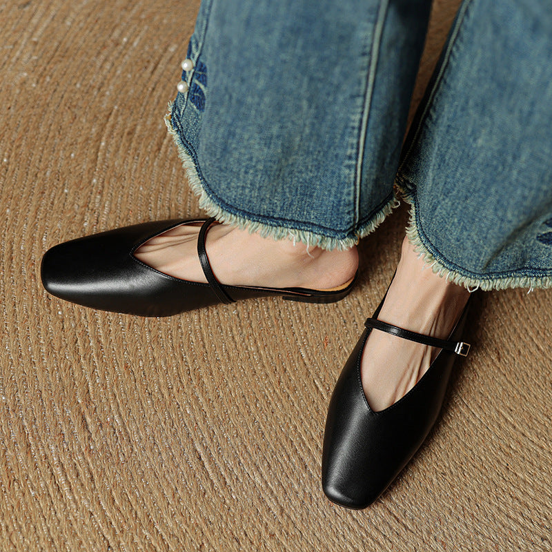 Aurelia Grace Leather Loafers
