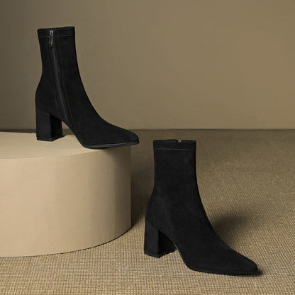 Tylia Genuine Suede Boots