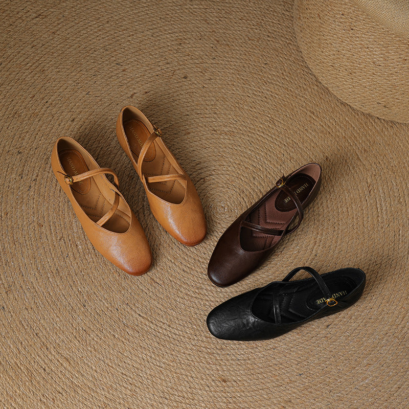 Vilena Grace Leather Loafers