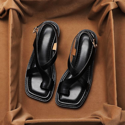 Lirano — Cross Strap Sandals