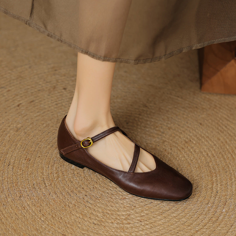 Vilena Grace Leather Loafers