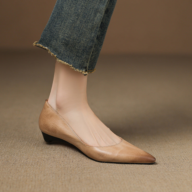 Zefina Grace Leather Loafers