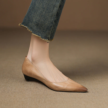 Zefina Grace Leather Loafers