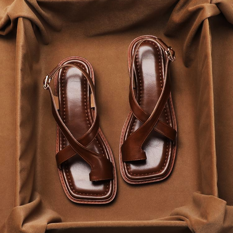 CERANO — Cross Strap Sandals