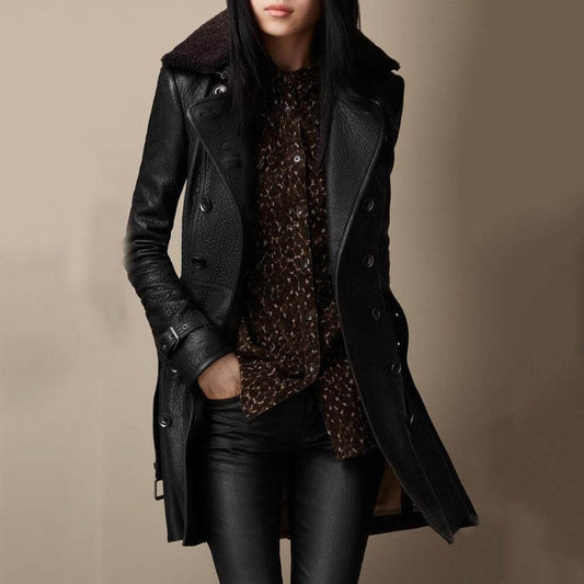 MARQUESSA — 3/4 Leather Coat