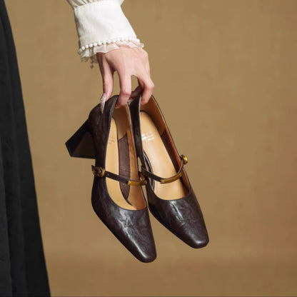 Vellora - Structured Leather Pumps