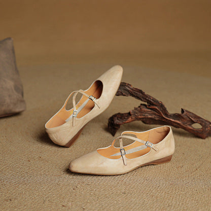 CALIANA — Leather Flats