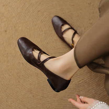Vilena Grace Leather Loafers