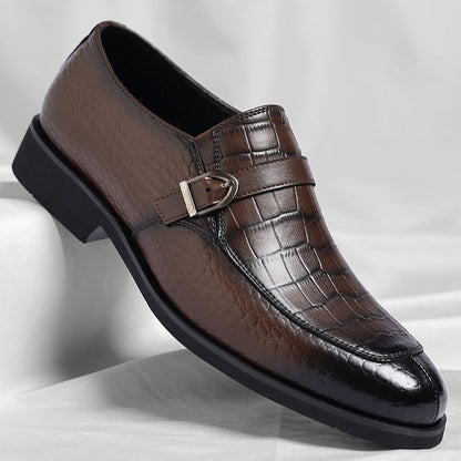 CROQUIS — Crocodile Embossed Loafers
