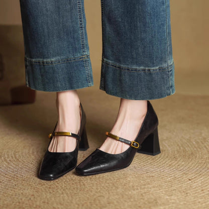 Vellora - Structured Leather Pumps