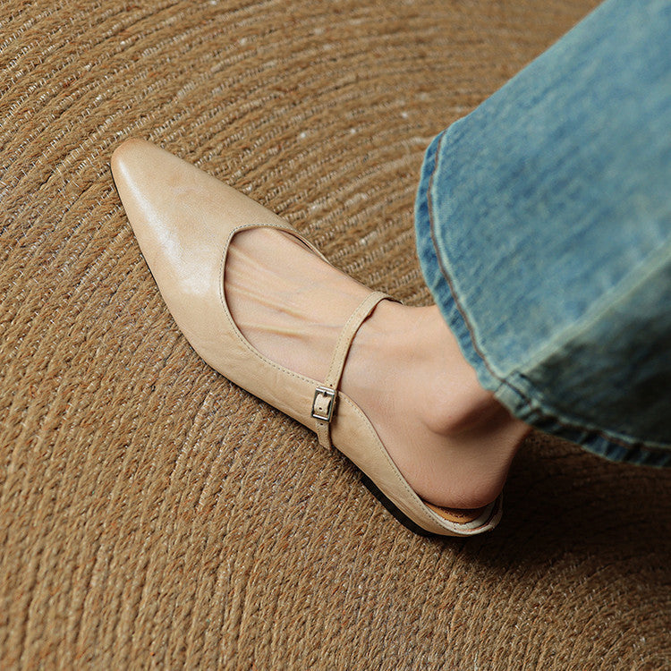Vellara Genuine Leather Mules