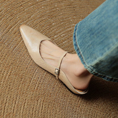 Vellara Genuine Leather Mules