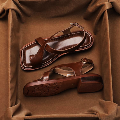 CERANO — Cross Strap Sandals